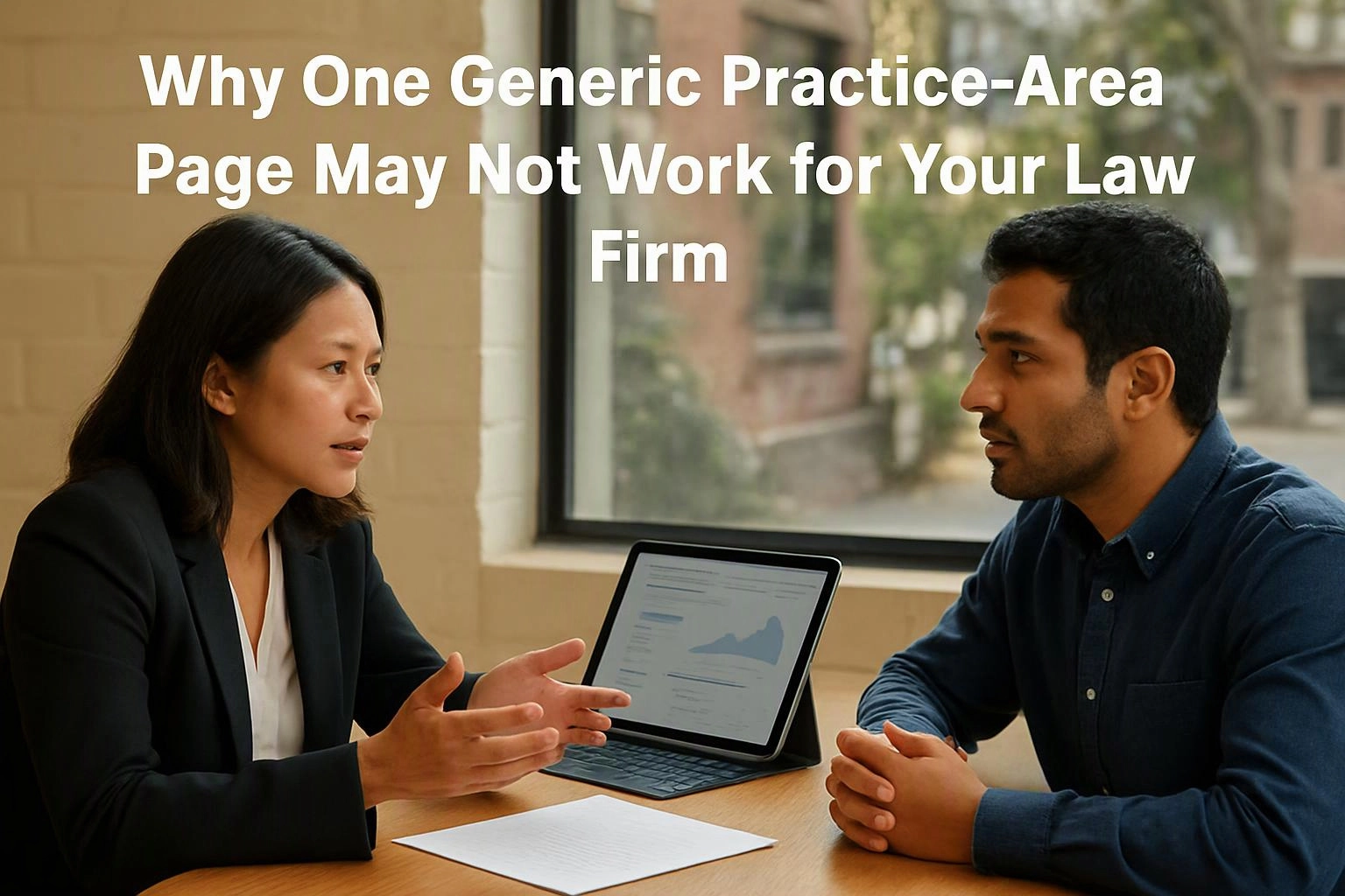 Why One Generic Practice-Area Page May Not Work for Your Law Firm